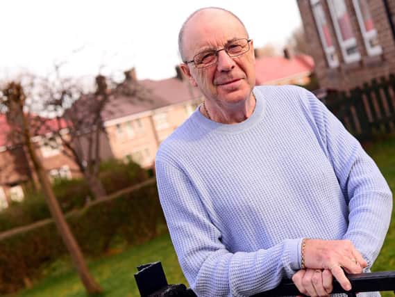 Ronald Willies has found the woman who stopped to help him when he collapsed on the pavement.