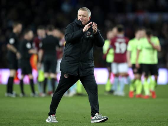 Sheffield United manager Chris Wilder: Nick Potts/PA Wire