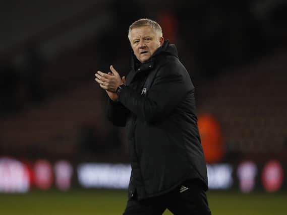 Chris Wilder says there is no bigger game than the Sheffield derby: Simon Bellis/Sportimage