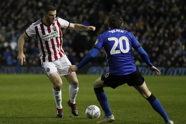 Jack O'Connell was targeted by some Sheffield Wednesday fans during the Sheffield derby