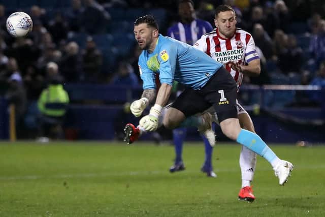Wednesday goalkeeper Keiren Westwood