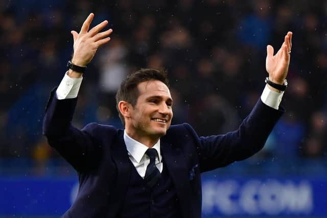 Derby County manager Frank Lampard