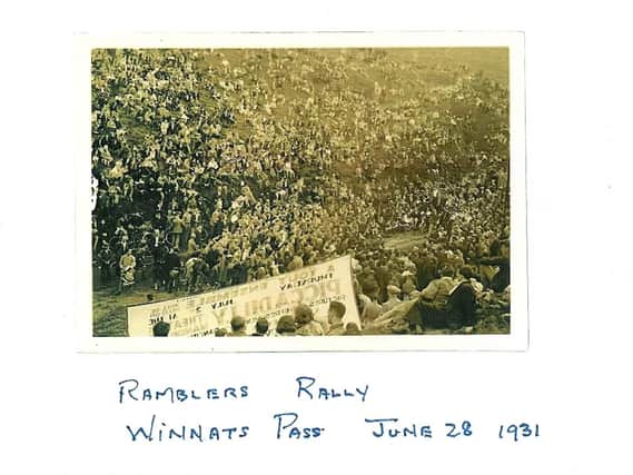 1930s rally at Winnat's Pass