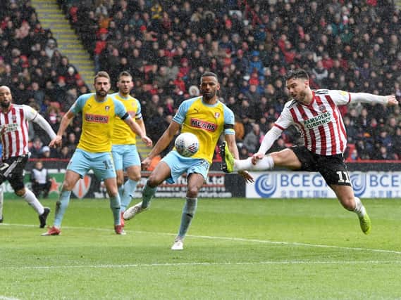 Sheffield United's Scott Hogan could face his former club Brentford: Anthony Devlin/PA Wire.