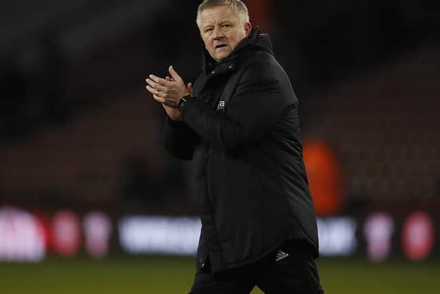 Chris Wilder is proud of his players: Simon Bellis/Sportimage