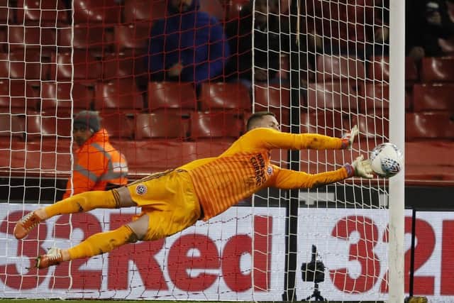 Dean Henderson is currently on loan at Sheffield United from Manchester United. Simon Bellis/Sportimage
