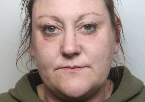 Pictured is Kathryn Irons, 37, of Welbeck Street, Creswell, who was jailed for 22 weeks after she admitted a theft, two assaults and breaching a suspended prison sentence.