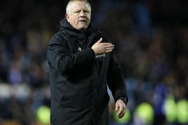 Sheffield United manager Chris Wilder: James Wilson/Sportimage