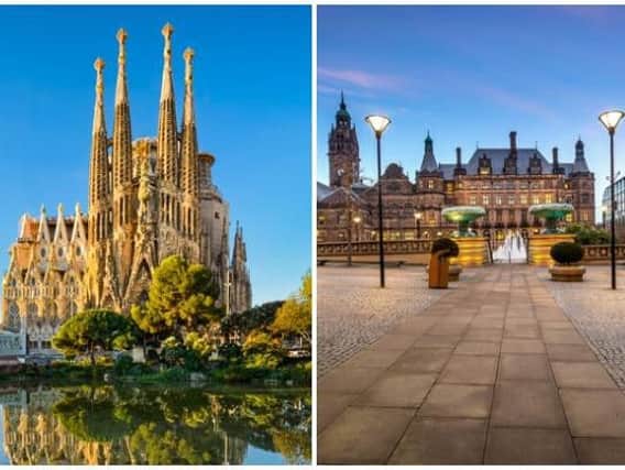 The weather of late has seen mild temperatures and more frequent sunshine, and today Sheffield is set to be hotter than the Spanish city of Barcelona.