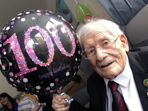 Percy Middleton celebrated his 100th Birthday at Coltleigh Residential Care Home