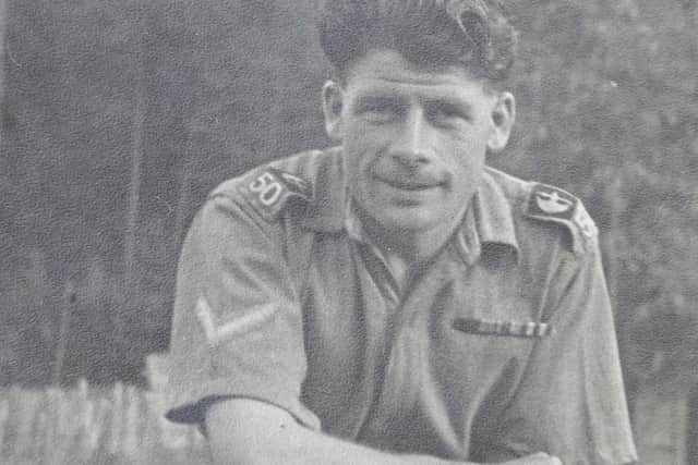 Percy in his early twenties serving in the Royal Engineers