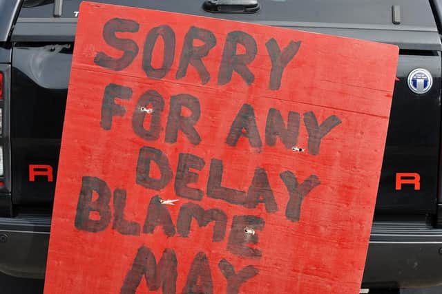 Yorkshire Brexit Action Group, get ready to begin the go slow demonstration across on major roads within the borough.