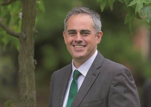 The Green Partys co-leader Jonathan Bartley.