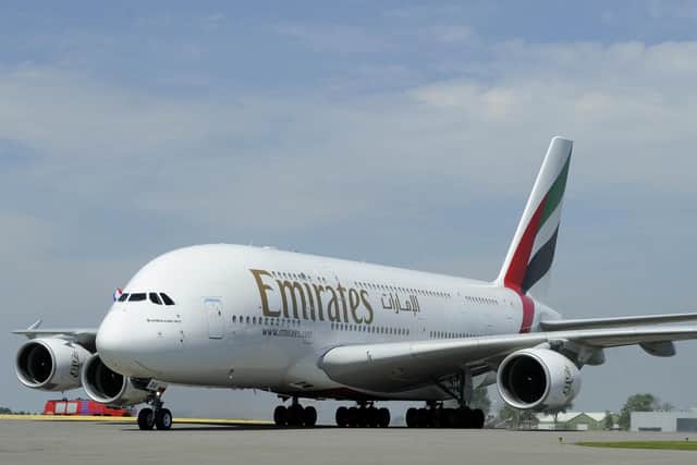 Emirates Airline's Airbus A380 ( LEX VAN LIESHOUT/AFP/GettyImages)