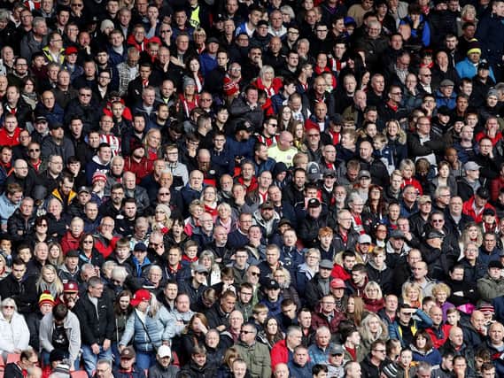 Sheffield Utd fans for fans feature during the Sky Bet Championship match at Bramall Lane Stadium, Sheffield. Picture date 6th October 2018. Picture credit should read: Simon Bellis/Sportimage