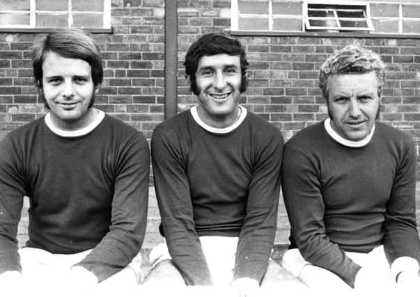 Kevin Randall, pictured centre, during his time at Chesterfield