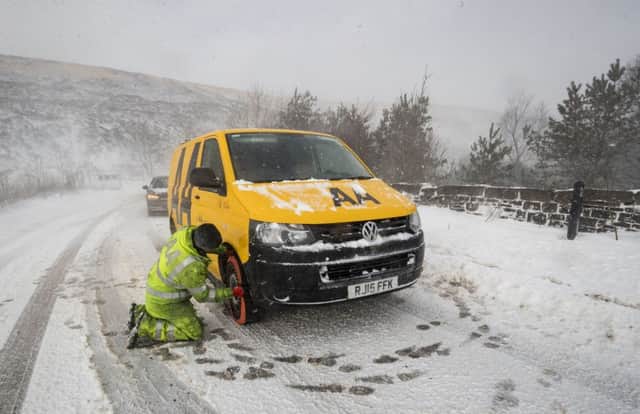 The 'Beast from the East' caused misery for motorists in 2018. Photo: Danny Lawson/PA Wire