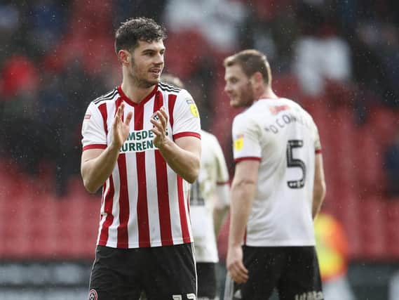 John Egan says Monday's meeting has set Sheffield United up for the visit to Preston North End: Simon Bellis/Sportimage
