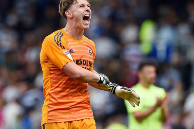 Rescued United with a stunning early save after the ball deflected fortuitously off Cranie and denied Adams with an acrobatic stop to keep out the striker's first-time shot