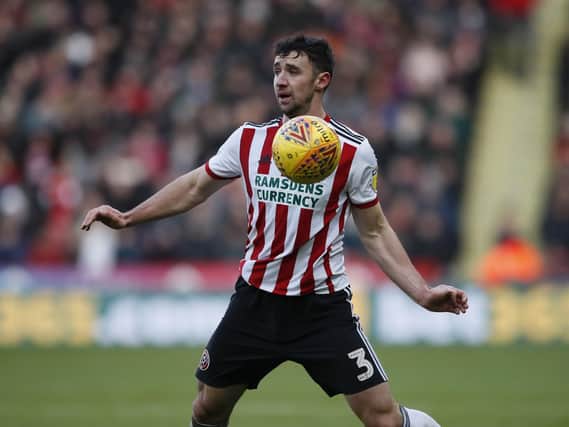 Enda Stevens says Sheffield United are focused on Millwall and Millwall only: Simon Bellis/Sportimage