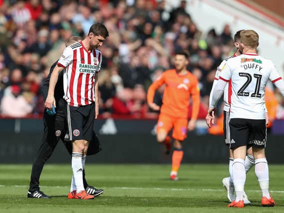 Chris Basham will miss the games against Nottingham Forest and Hull City: James Wilson/Sportimage