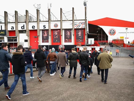 Fans arrive at Bramall Lane (Photo by Julian Finney/Getty Images)