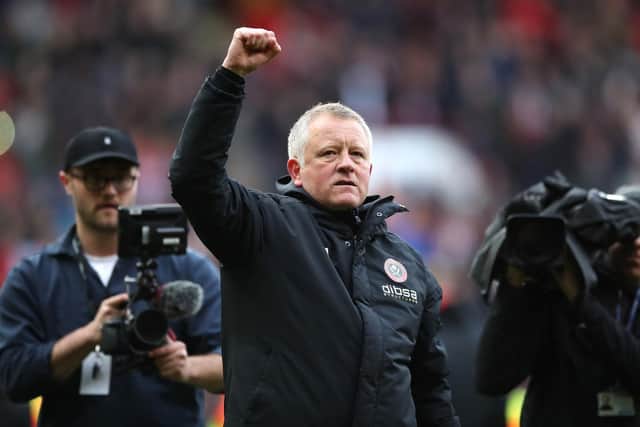 Sheffield United manager Chris Wilder - Nick Potts/PA Wire