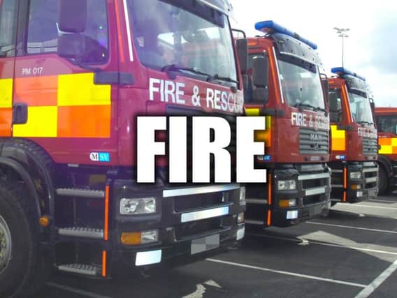 The fire service were called out to a property in Brooklands Avenue, Fulwood last night