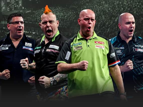 World's leading darts players taking part in Unibet Premier League Darts 2019 at Sheffield FlyDSA Arena on Thursday, May 9