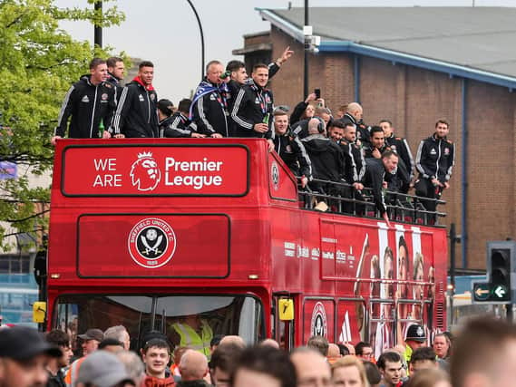 Sheffield United Open Top Bus Parade