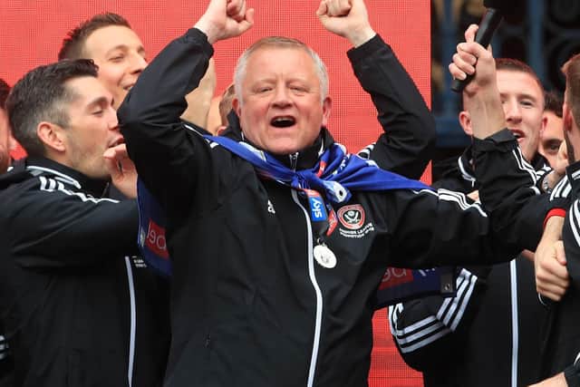 Sheffield United boss Chris Wilder has been named the manager of the year at the League Managers Association awards. Danny Lawson/PA Wire.