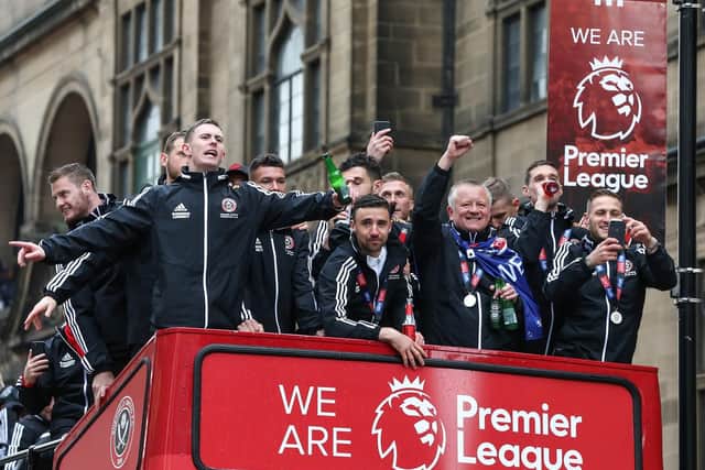 Sheffield United's open top bus parade earlier this month. Picture: James Wilson/Sportimage