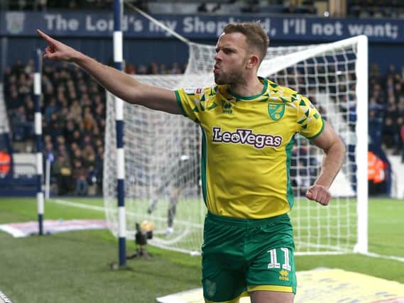 Sheffield Wednesday's Jordan Rhodes playing for Norwich City