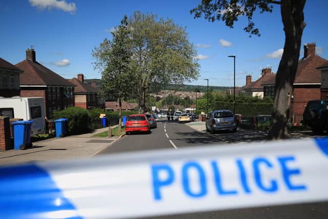 A police cordon in place. Picture: Danny Lawton/PA