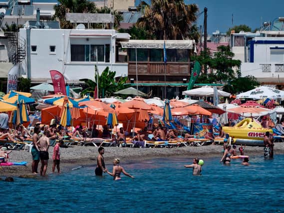 A boy, aged five, died on the Greek island of Kos. (Pic: LOUISA GOULIAMAKI/AFP/Getty Images)