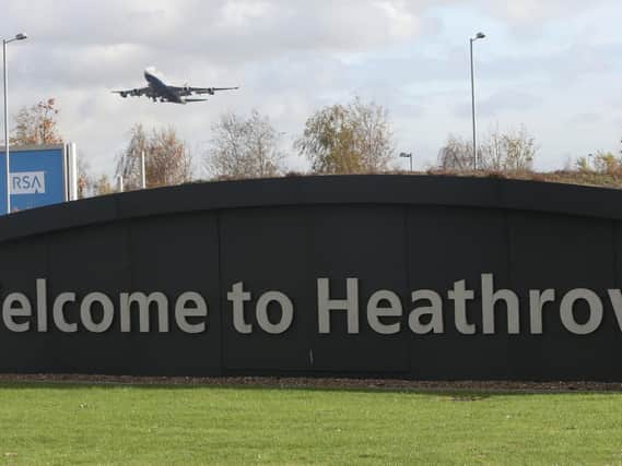 Police believe the man fell from the landing gear of a Kenya Airways flight to Heathrow Airport
