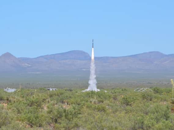 Sunride launch record-breaking rocket 'Helen'