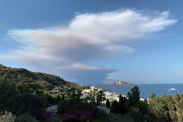 The eruption of the Stromboli volcano - Fiona Carter/PA Wire