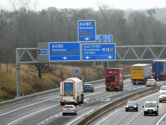 There are planned roadworks on the M1 and M18 tonight.