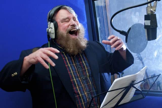 PICTURE BY ALEX BROADWAY/SWPIX.COM - On Ilkla Moor Baht 'At - Recording session with Brian Blessed - Britania Row Studios, London, England -  16/02/12&