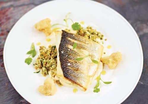 Sea Bass Cevice With Pomelo from MasterChef