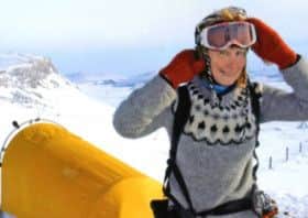 Rosie Swale-Pope MBE, the only person ever to have run right around the world, unsupported.