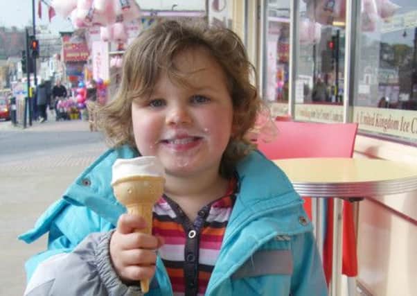 Four-year-old Emma Lifsey, who has tragically died after the car she was travelling in was hit by a train.