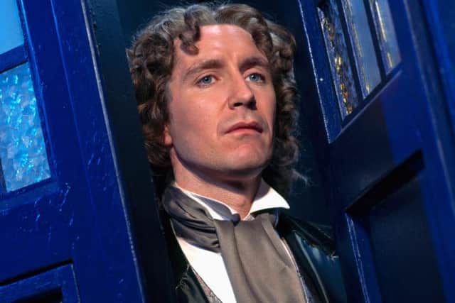 Doctor Who star Paul McGann and the Tardis