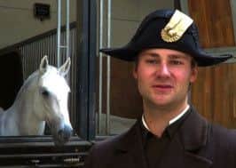Spanish Riding School of Vienna rider Florean Bacher