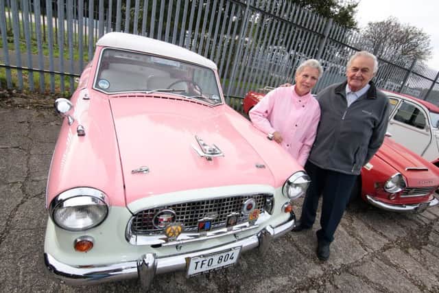 Harry & June Webster from Cresswell with their 1958 Austin Metropolitan