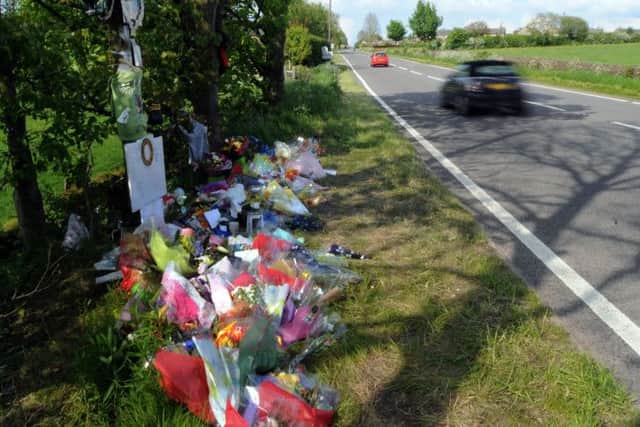 The scene of the crash.