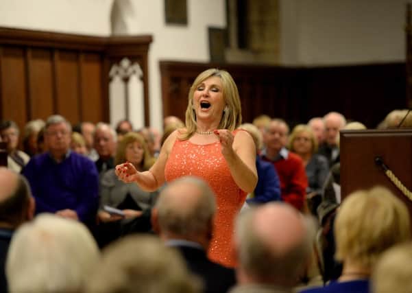 A packed St Andrewâ¬"s Church in Epworth listened to opera singer Lesley Garrett