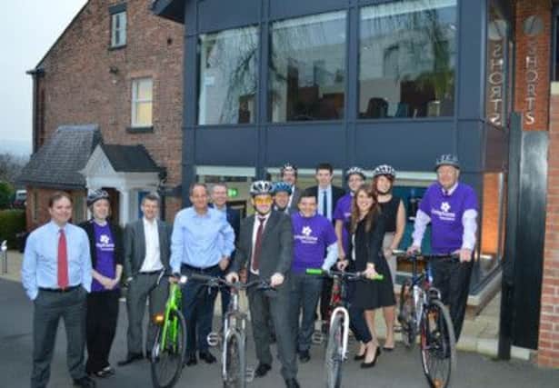Staff at Shorts are taking part in an epic charity bike ride.