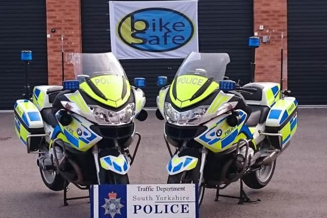 South Yorkshire Polce run road safety courrse for bikers